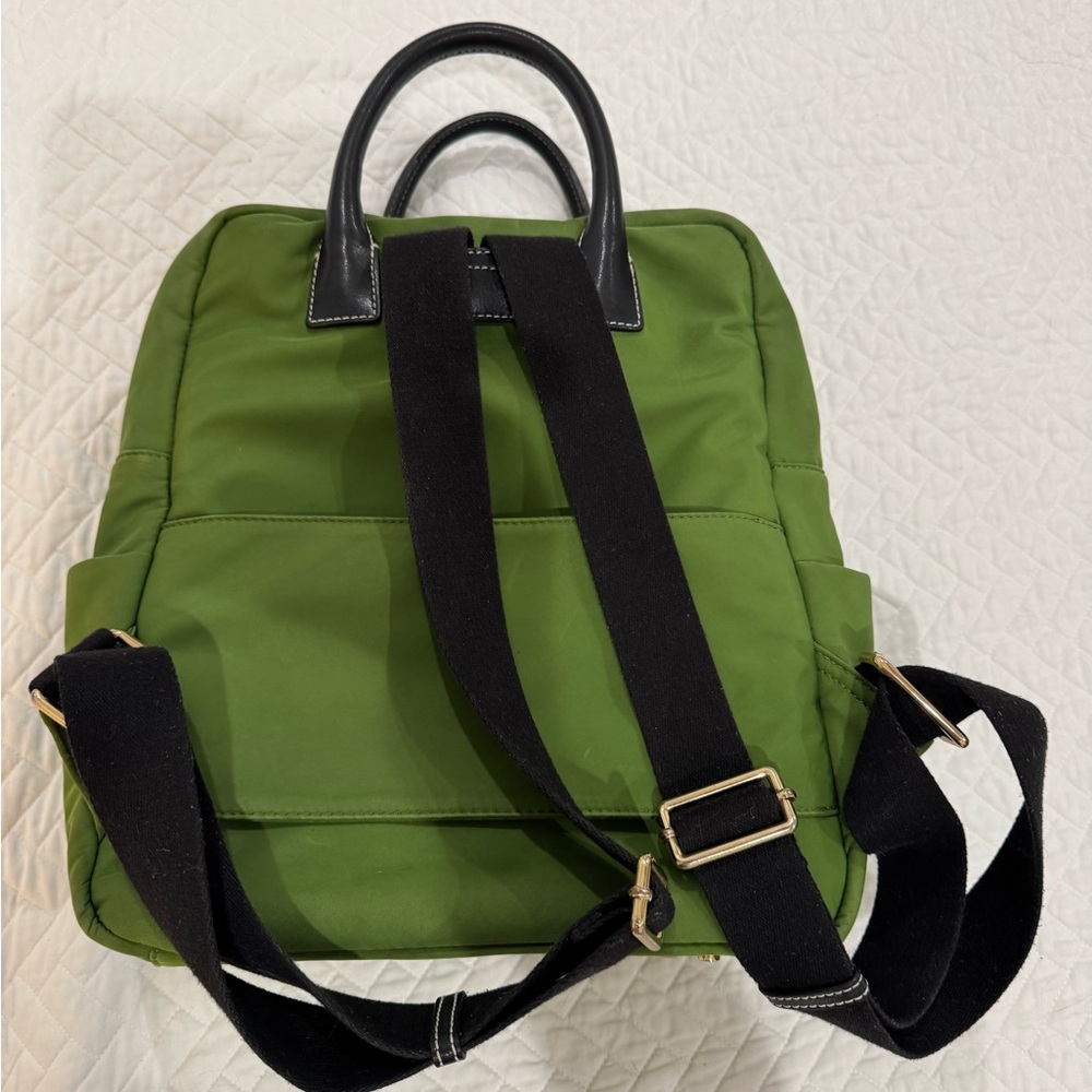 Green Backpack with Black Accents - Picture 3 of 6